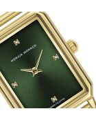 Montre en quartz pour femme rayons soleil dorée