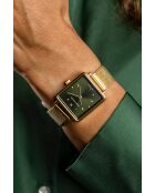 Montre en quartz pour femme rayons soleil dorée