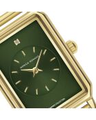 Montre en quartz pour femme rayons soleil dorée