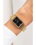 Montre en quartz pour femme rayons de soleil dorée