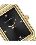 Montre en quartz pour femme rayons de soleil dorée