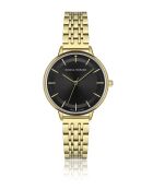 Montre en quartz pour femme rayons de soleil dorée