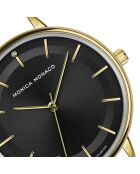 Montre en quartz pour femme rayons de soleil dorée