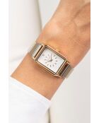 Montre en quartz pour femme argenté/doré