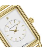 Montre en quartz pour femme argenté/doré