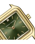 Montre en quartz pour femme rayons soleil dorée