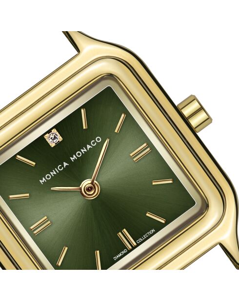 Montre en quartz pour femme rayons soleil dorée