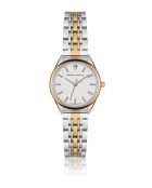Montre en quartz pour femme argenté/doté