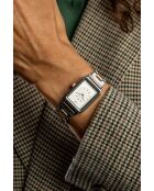 Montre en quartz pour femme argenté/doré rose