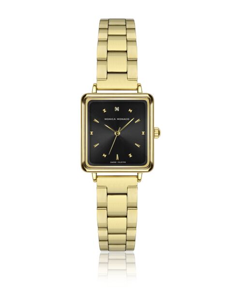 Montre en quartz pour femme rayons de soleil dorée