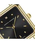 Montre en quartz pour femme rayons de soleil dorée