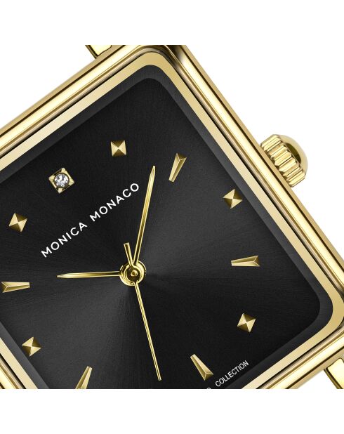 Montre en quartz pour femme rayons de soleil dorée