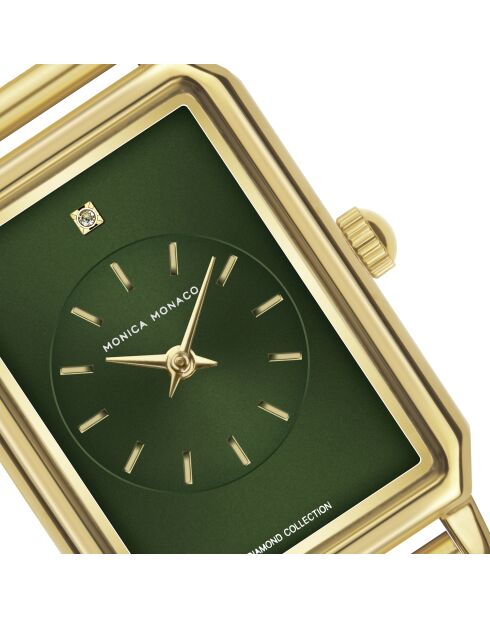 Montre en quartz pour femme rayons soleil dorée