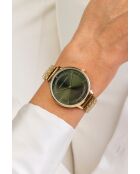 Montre en quartz pour femme rayons soleil dorée