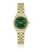 Montre en quartz pour femme rayons soleil dorée