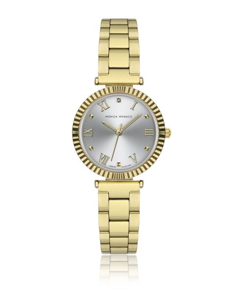 Montre en quartz pour femme rayons de soleil dorée