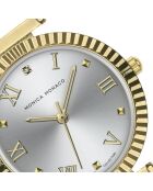 Montre en quartz pour femme rayons de soleil dorée