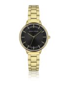 Montre en quartz pour femme rayons de soleil dorée