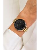 Montre en quartz pour femme rayons de soleil dorée