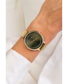 Montre en quartz pour femme rayons soleil dorée