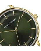 Montre en quartz pour femme rayons soleil dorée