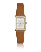 Montre en quartz pour femme marron