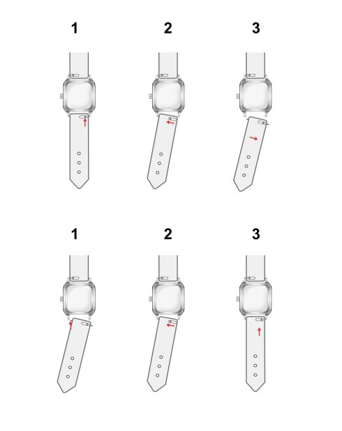 Montre en quartz pour femme argenté/doré rose