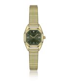 Montre en quartz pour femme rayons soleil dorée