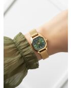 Montre en quartz pour femme rayons soleil dorée