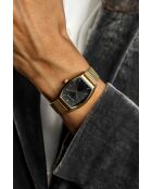 Montre en quartz pour femme rayons de soleil dorée