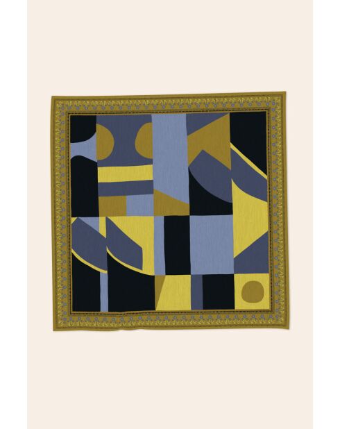 Sjaal van 100% wolbrons - 120 x 120 cm