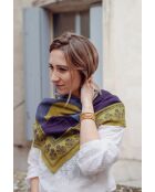 Sjaal van 100% wolbrons - 120 x 120 cm