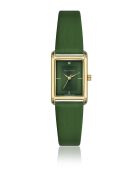 Montre en quartz pour femme verte