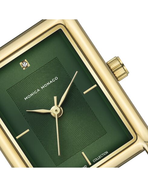 Montre en quartz pour femme verte