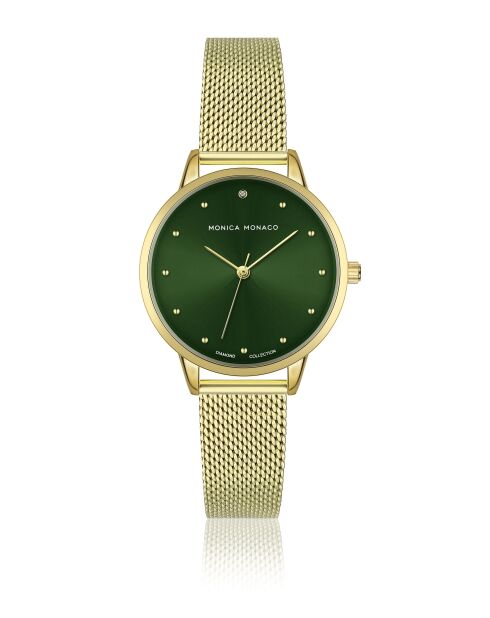Montre en quartz pour femme rayons soleil dorée