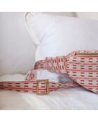 Sac banane en coton Vivi rose - 28.5x15x8 cm