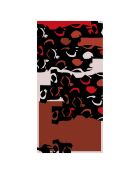 Stola Vertige, 100% Bio-Baumwolle, braun, 200 x 100 cm