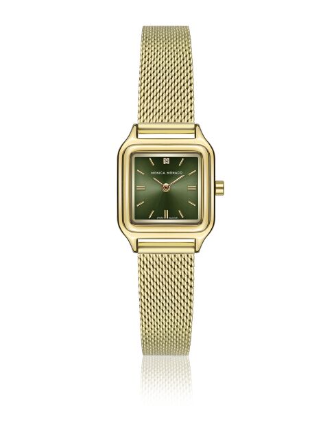 Montre en quartz pour femme rayons soleil dorée