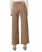 Canewood beige Anessa jeans met wijde pijpen