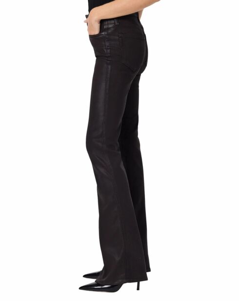Laurel Canyon Bootcut-Jeans mit hoher Taille, Kaffee, Chicorée, Schokolade