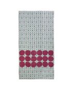 Bufanda verde 100% lana superpuesta - 100x200 cm