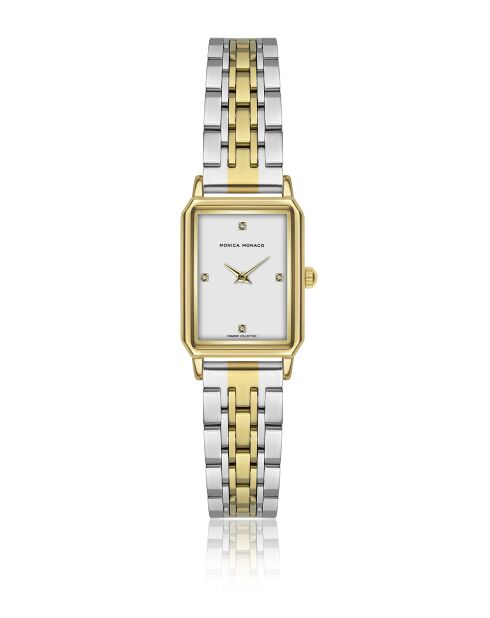 Montre en quartz pour femme argenté/doré