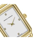 Montre en quartz pour femme argenté/doré