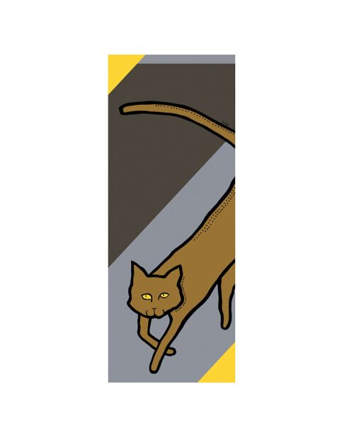 Luna gelber Schal aus 100% Wolle - 70x180 cm