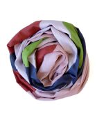 Indischer rosa Schal aus 100% Bio-Baumwolle - 200x100 cm