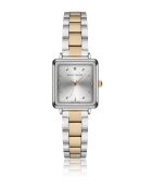 Montre en quartz pour femme rayons de soleil argenté/doré rose