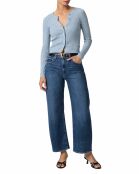 Blaue Jeans mit Stiefeletten von Arellia