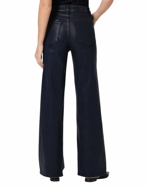 Marineblauwe jeans met wijde pijpen en wijde pijpen van Sasha