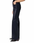 Marineblauwe jeans met wijde pijpen en wijde pijpen van Sasha