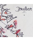 Pochette Constellation 100% Coton Bio crème - 16x22 cm